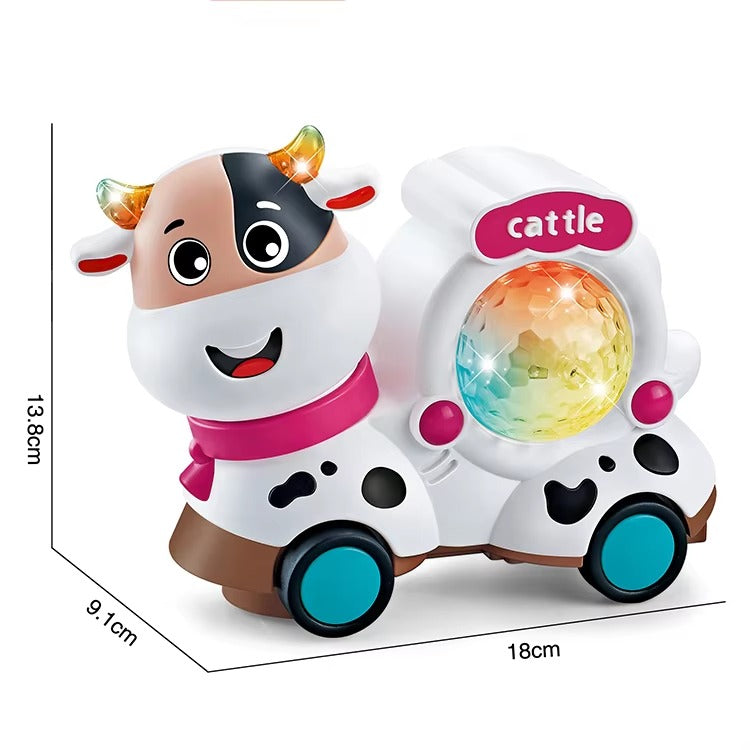 Bump and Go Electric Dancing Two Sided Animal Music Light Dancing