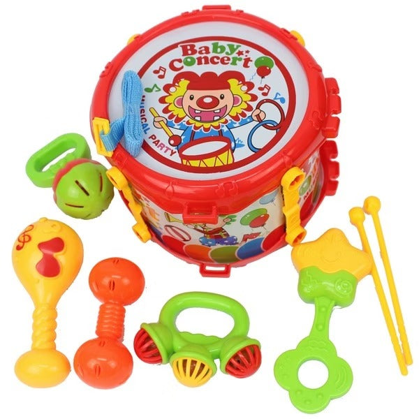 Child Rattle and Musical Band Baby Concert Toy for Toddlers (Big Drum)