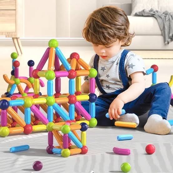 42 Pcs Magnetic Blocks Set Toy Magnetic Bar Constructor Building Blocks
