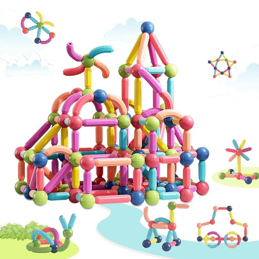 36 PCS Magnetic Blocks Set Toy Magnetic Bar Constructor Building Blocks