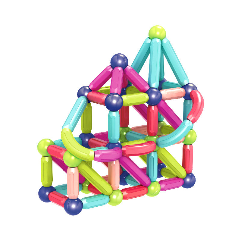 3D Magnetic Balls And Rods Set Buildings Block Magnets