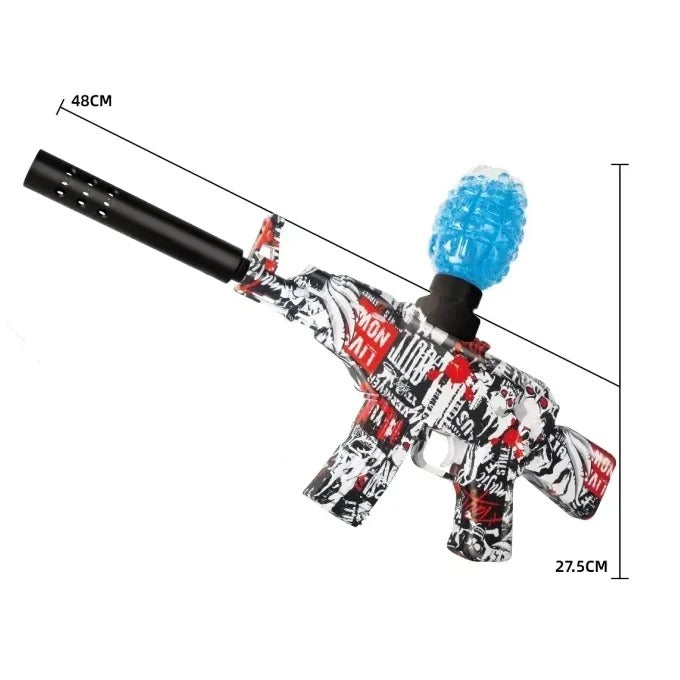 Mini A-47 Gel Blaster Rechargeable Electric Toy Gun With 1000 Pcs Gel Balls