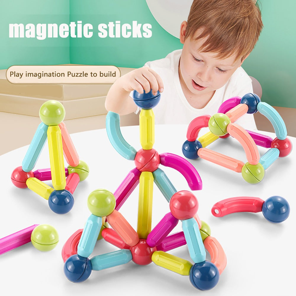 36 PCS Magnetic Blocks Set Toy Magnetic Bar Constructor Building Blocks