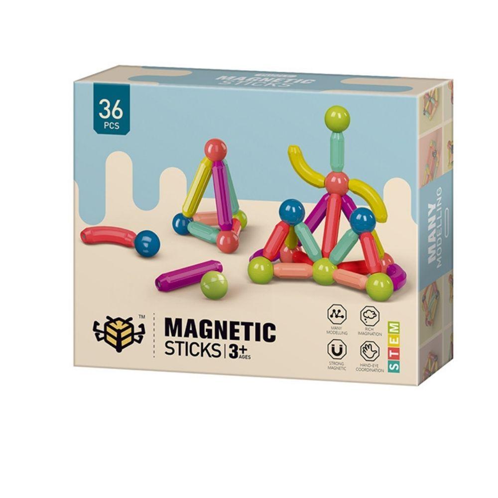 3D Magnetic Balls And Rods Set Buildings Block Magnets