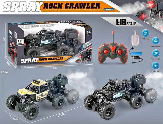 High Speed Drift RC Car Toy Spray Rock Crawler, Off Road Monster Truck