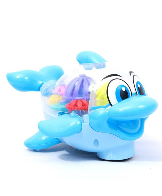 Musical Gear Dolphin Toy for Kids with Flashing Lights