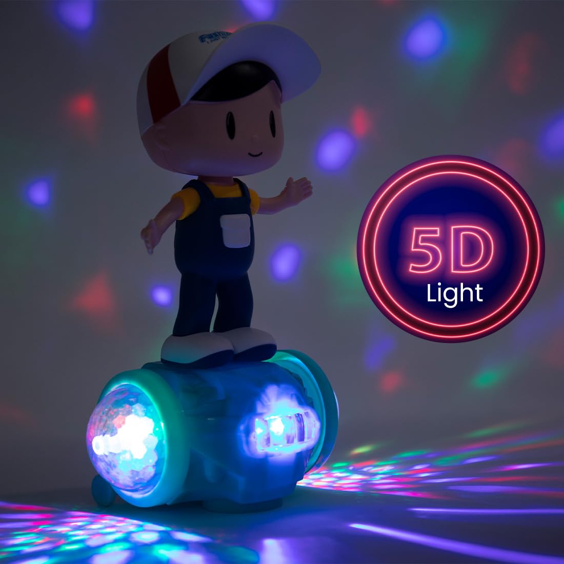 Musical Revolve and Dancing Omni Directional Boy Doll