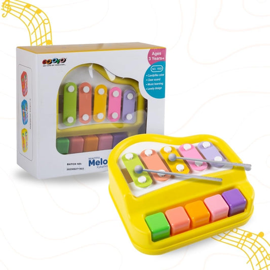2 in 1 Kids Hand Knock Piano multi color