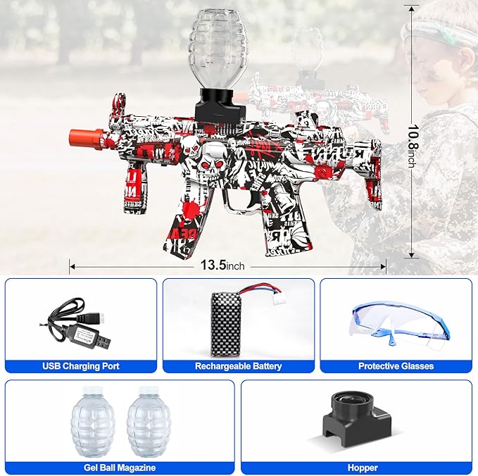 Glock Gel Blaster Balls Guns Toy Manual Water Toy Gun