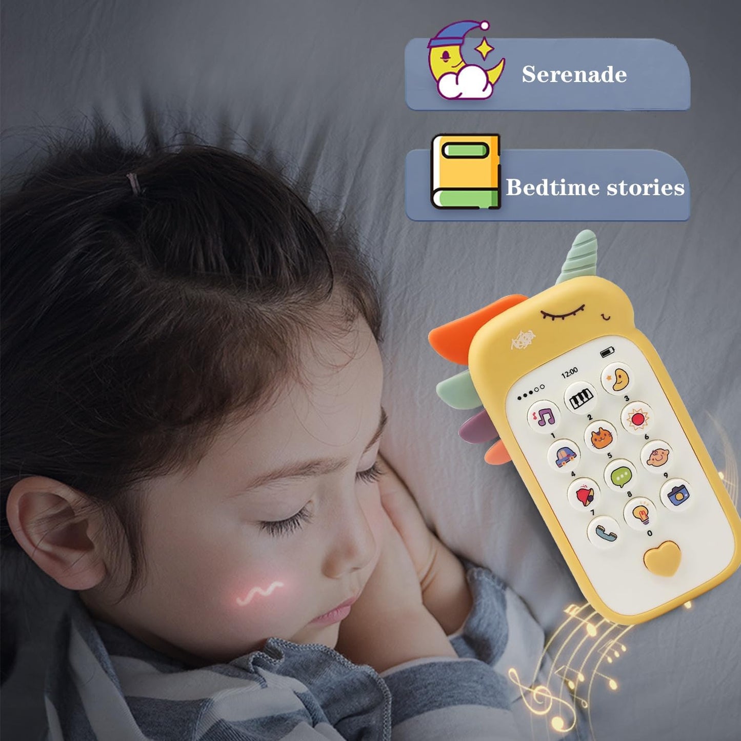 Toy Mobile Phone with Music Lights, Sound, Laughing Songs Dialogue, Various Melodies