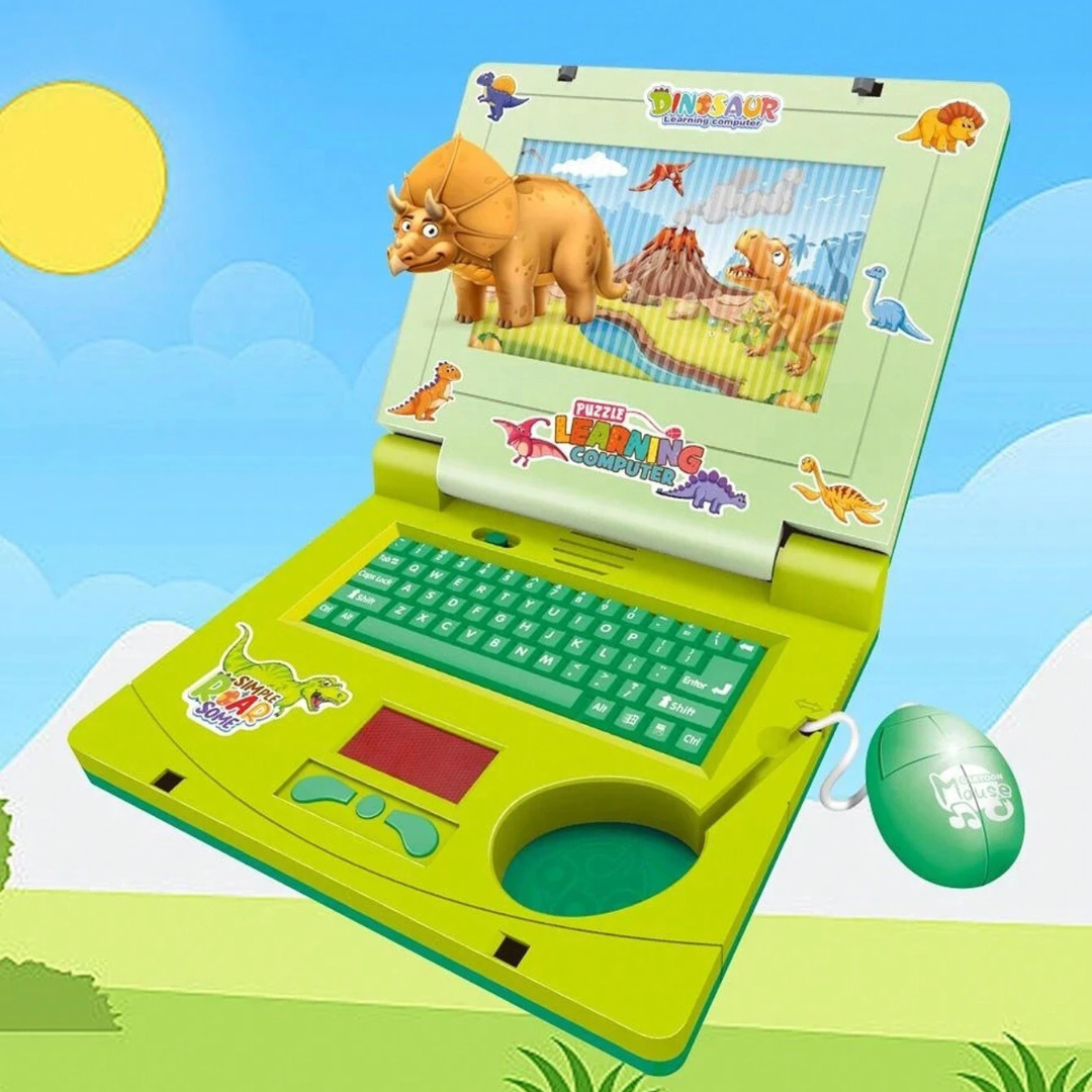 Kids Animated Laptop Simulation Learning Machine