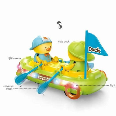 Bump and Go Duck Boat Toy