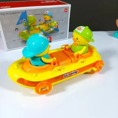 Bump and Go Duck Boat Toy