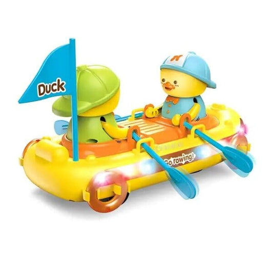 Bump and Go Duck Boat Toy