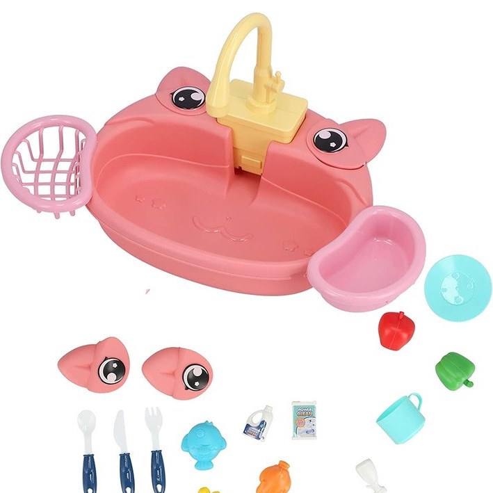 Plastic Simulation Electric Dishwasher Mini Kitchen