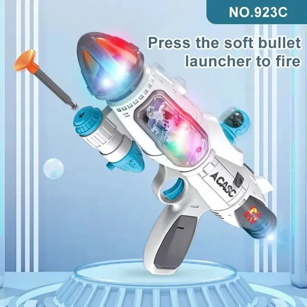 Space Exploration Gun With Light, Sound, Spray
