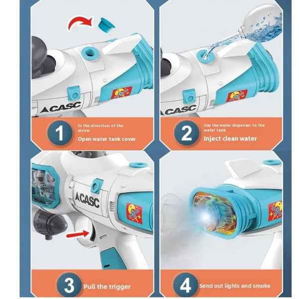 Space Exploration Gun With Light, Sound, Spray