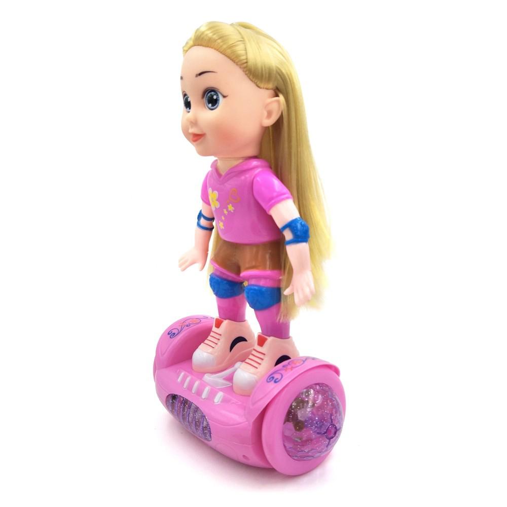 Musical Doll on Balance Car with Light and Music
