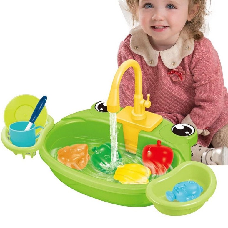 Plastic Simulation Electric Dishwasher Mini Kitchen