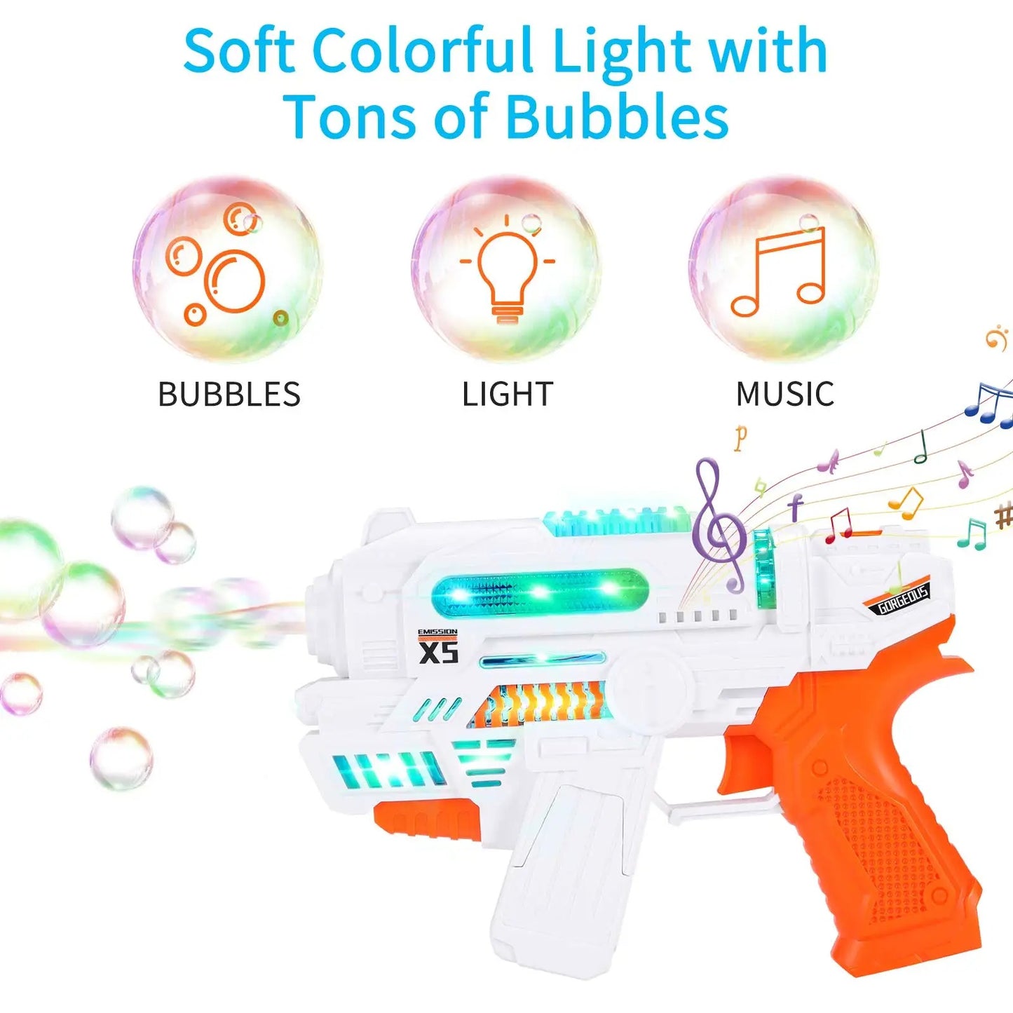 Electric Automatic Bubble Gun