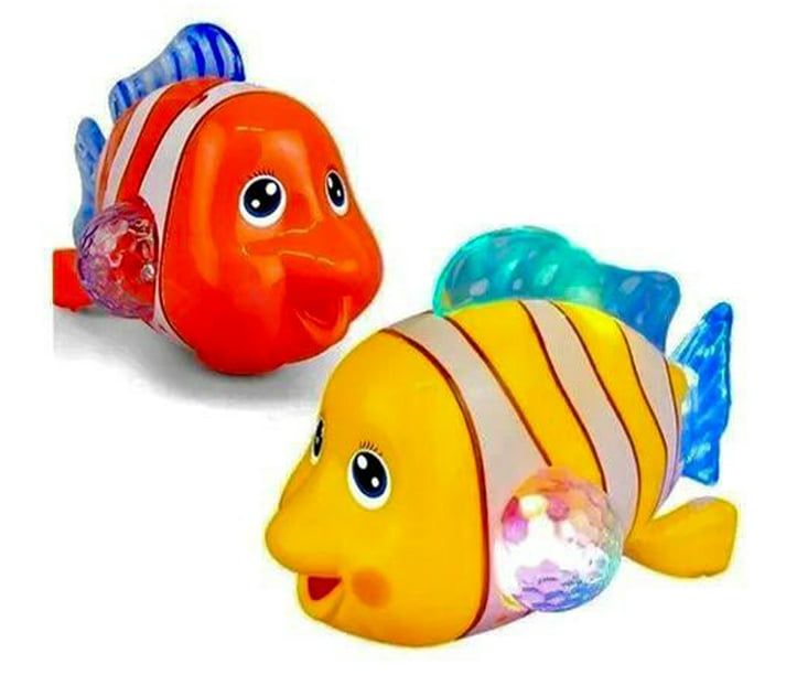 Nemo Fish Orange Colour Moving Rotating Light and Sound