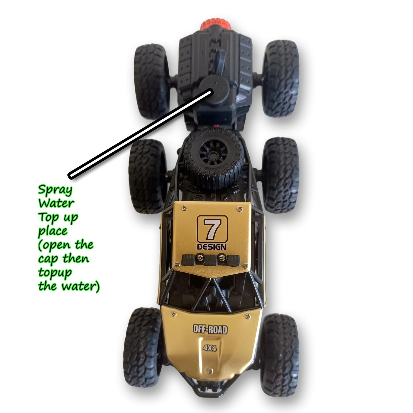 High Speed Drift RC Car Toy Spray Rock Crawler, Off Road Monster Truck