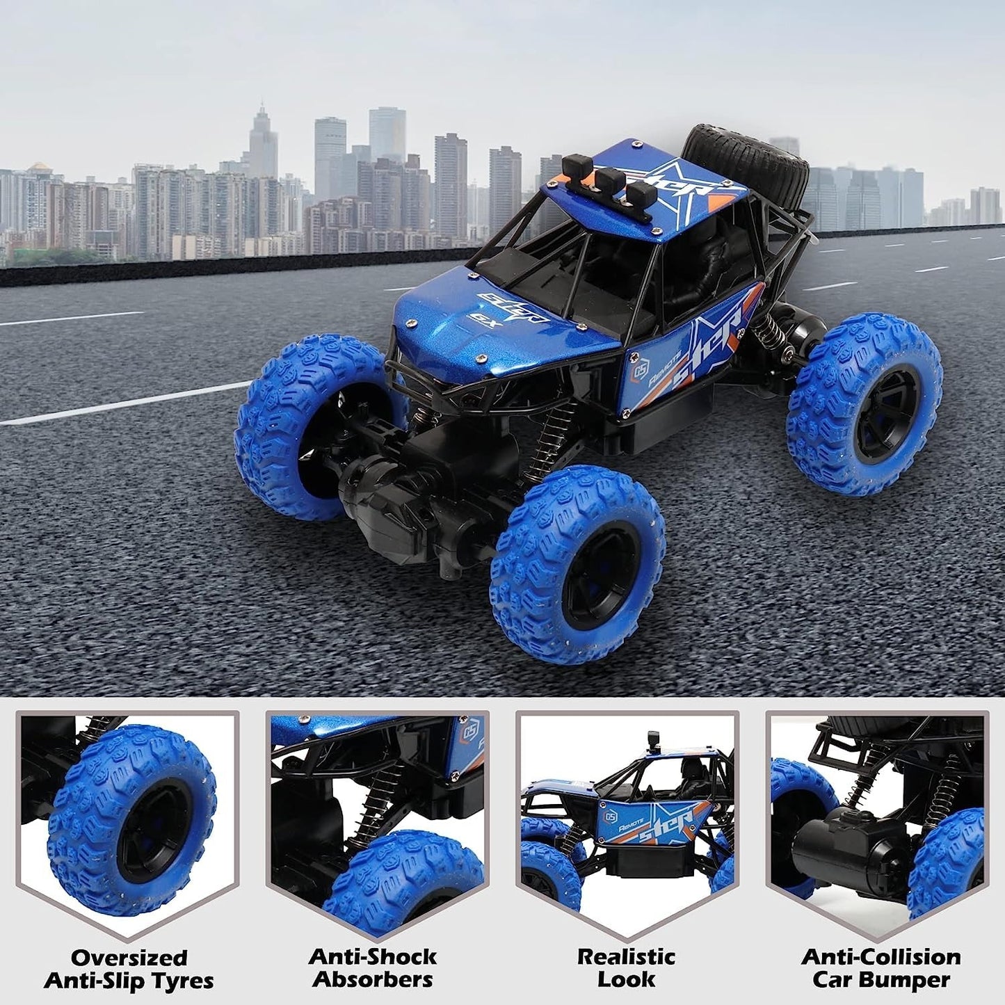 Rock Crawler Rechargeable Off Road Jeep Alloy