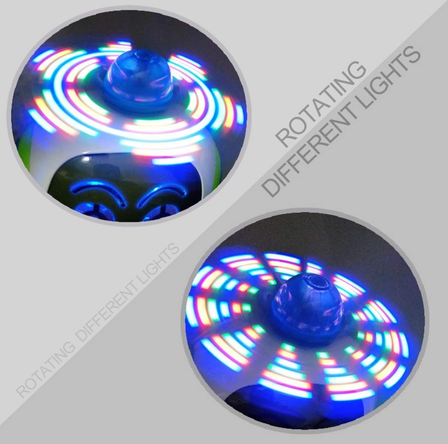 Electronic Dancing Robot With Walking And Lightning