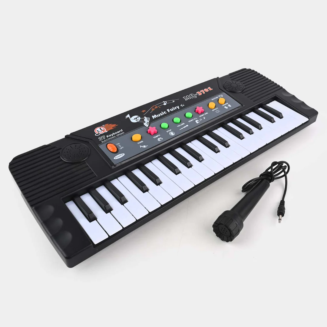 Electronic Piano Keyboard with Mini Microphone- 37 Keys Portable Keyboard