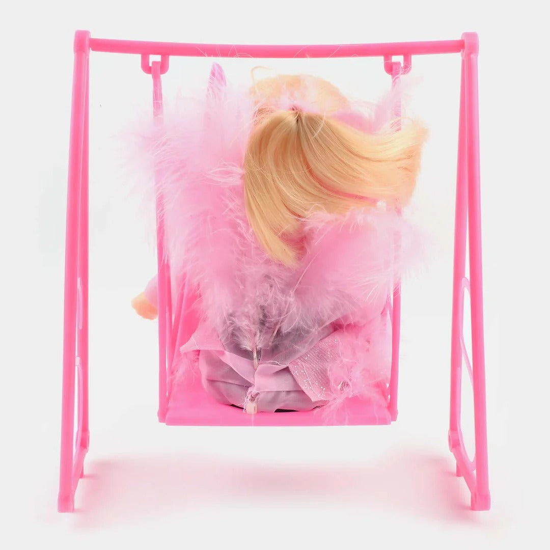Swing Baby Doll With Light & Music For Kids