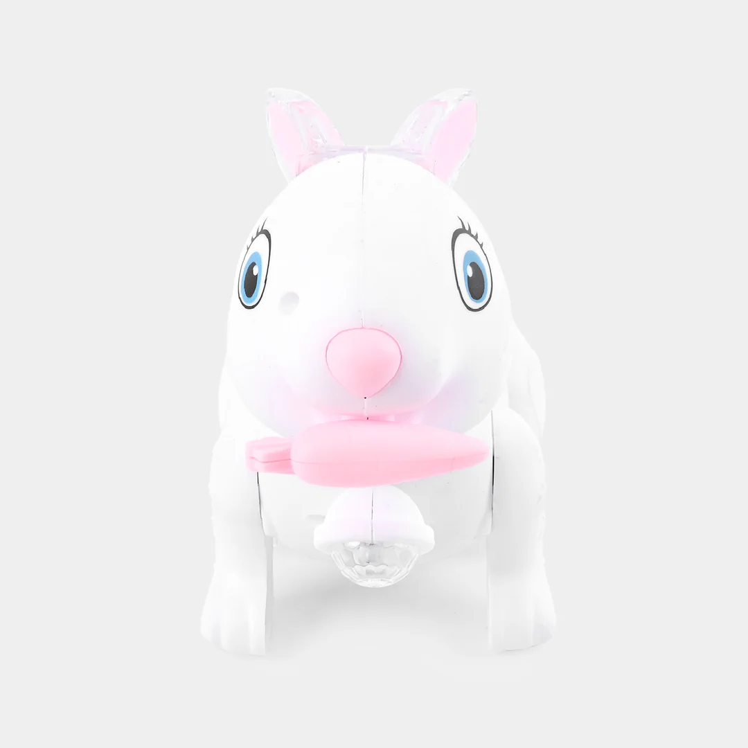 Electric Rabbit Light & Sound Toy For Kids