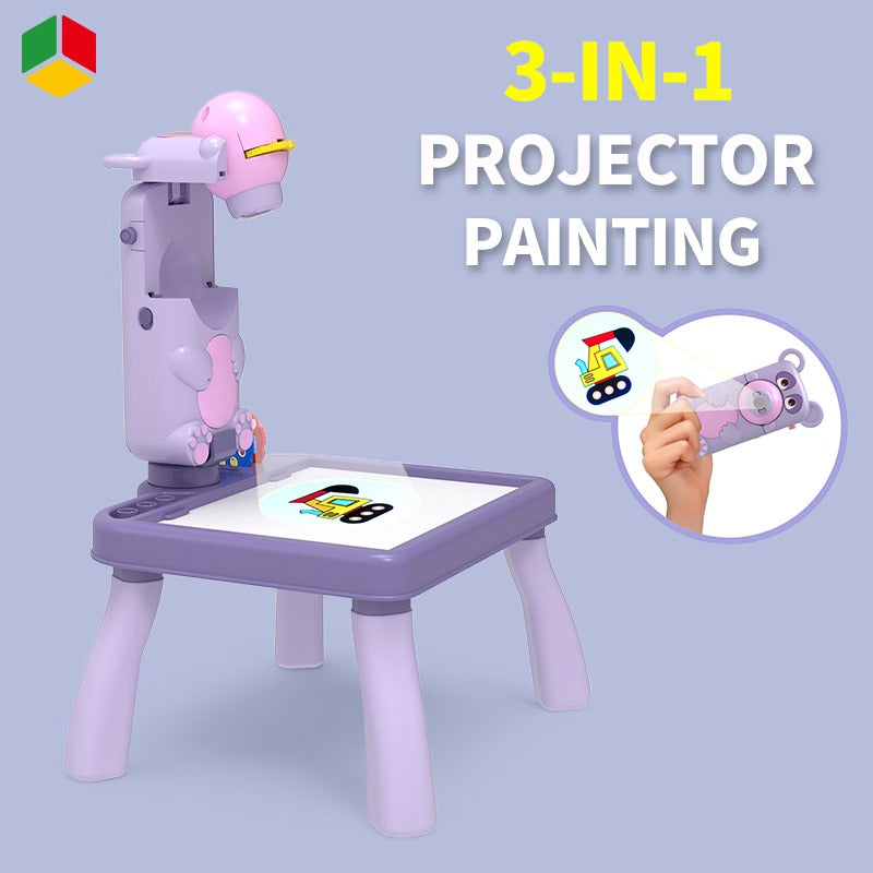 3 in 1 Camera Drawing Board Painting Game Drawing Projector Table