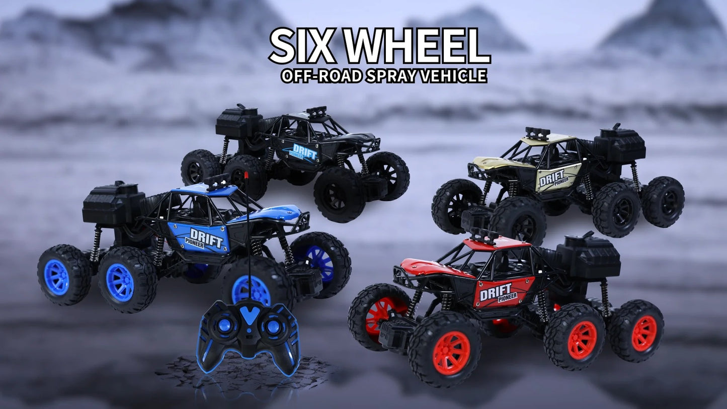 High Speed Drift RC Car Toy Spray Rock Crawler, Off Road Monster Truck