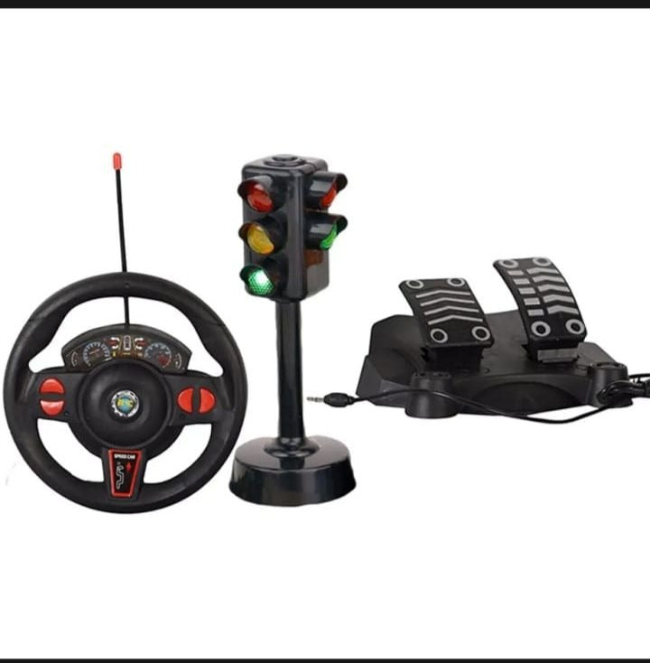 Remote Control Car With Steering wheel, Brake & Race Padal And Signal Light