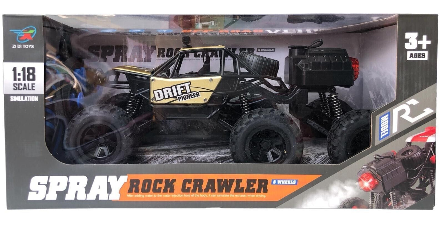 High Speed Drift RC Car Toy Spray Rock Crawler, Off Road Monster Truck