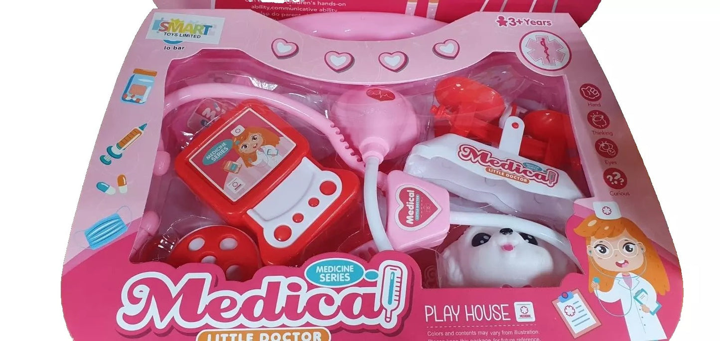 Medical Little Doctor Set Pink Carry Case