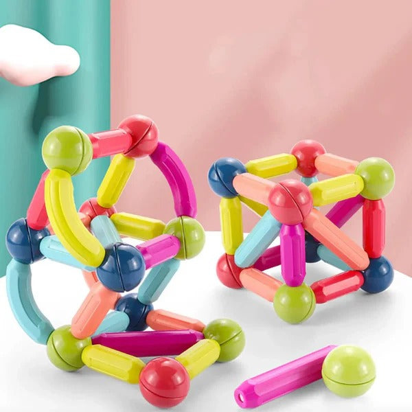 42 Pcs Magnetic Blocks Set Toy Magnetic Bar Constructor Building Blocks