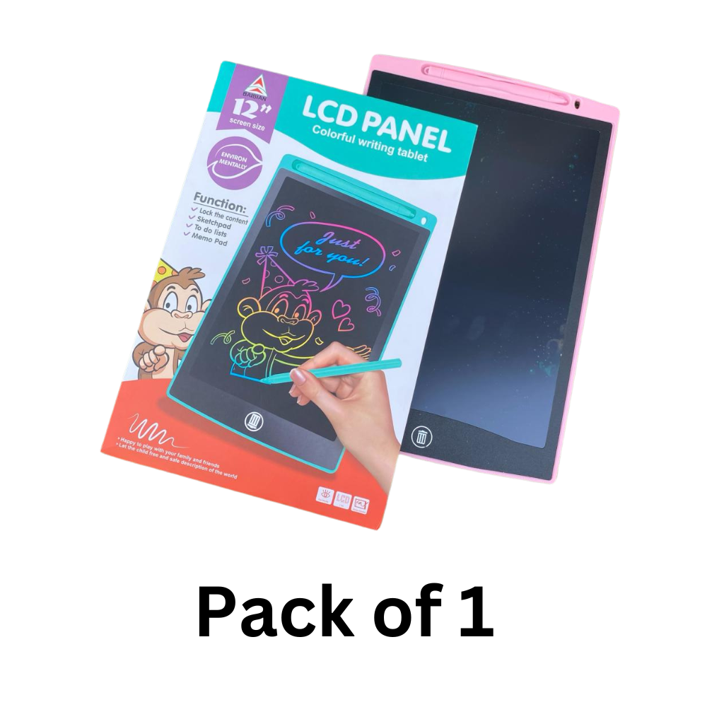 LCD Writing Tablet Electronic Slate for Kids multi-Color LCD