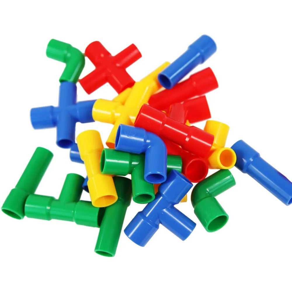 Pipe Puzzle Blocks Multicolor Creative Puzzle