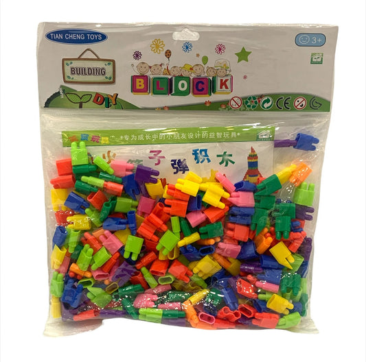 Educational Puzzle Rocket Head Shape Building