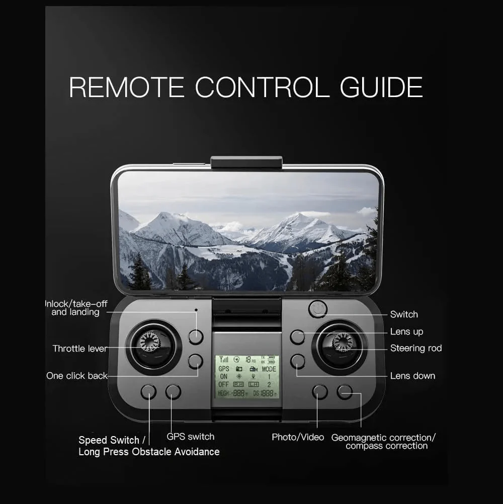 Intelligent P23 Pro Drone | P23 Drone Camera 4K