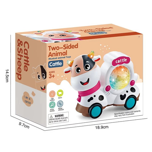 Bump and Go Electric Dancing Two Sided Animal Music Light Dancing