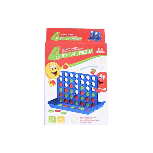 Connect Four-4 in the line Four-4 in a row - Board Puzzle Game for Children Adults, Educational Plastic Challenging Toy