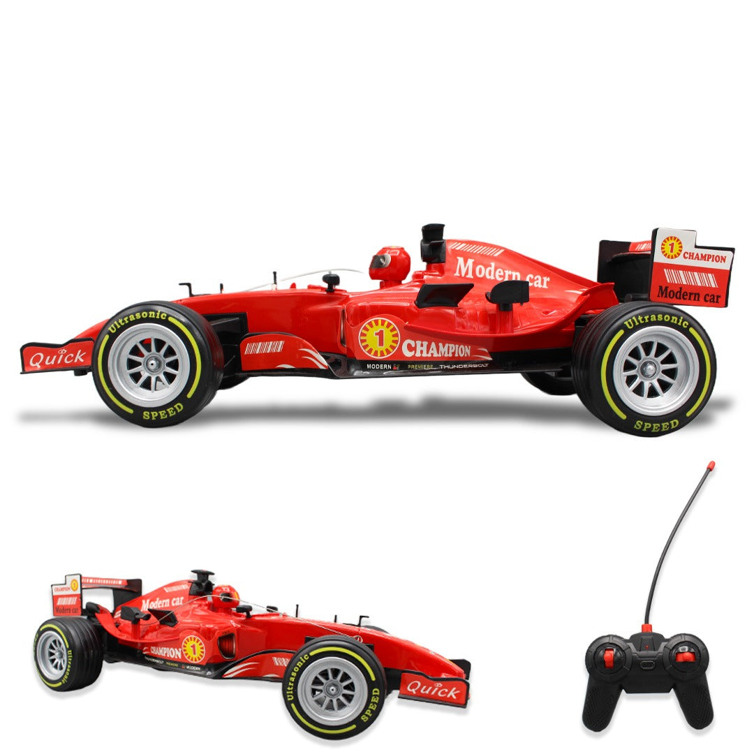 FORMULA F1 REMOTE CONTROL CAR WITH RECHARGEABLE BATTERIES TOY 1:12 Scale Champions Remote Control High Speed Car with Sound & Light