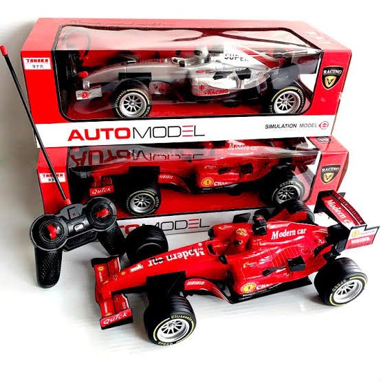 FORMULA F1 REMOTE CONTROL CAR WITH RECHARGEABLE BATTERIES TOY 1:12 Scale Champions Remote Control High Speed Car with Sound & Light