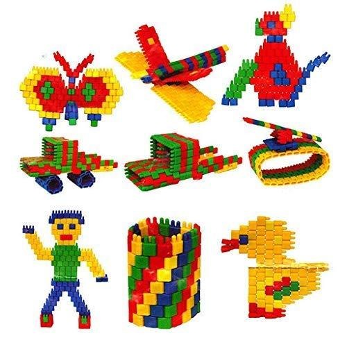 Educational Puzzle Rocket Head Shape Building