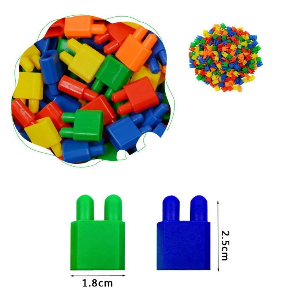 Educational Puzzle Rocket Head Shape Building
