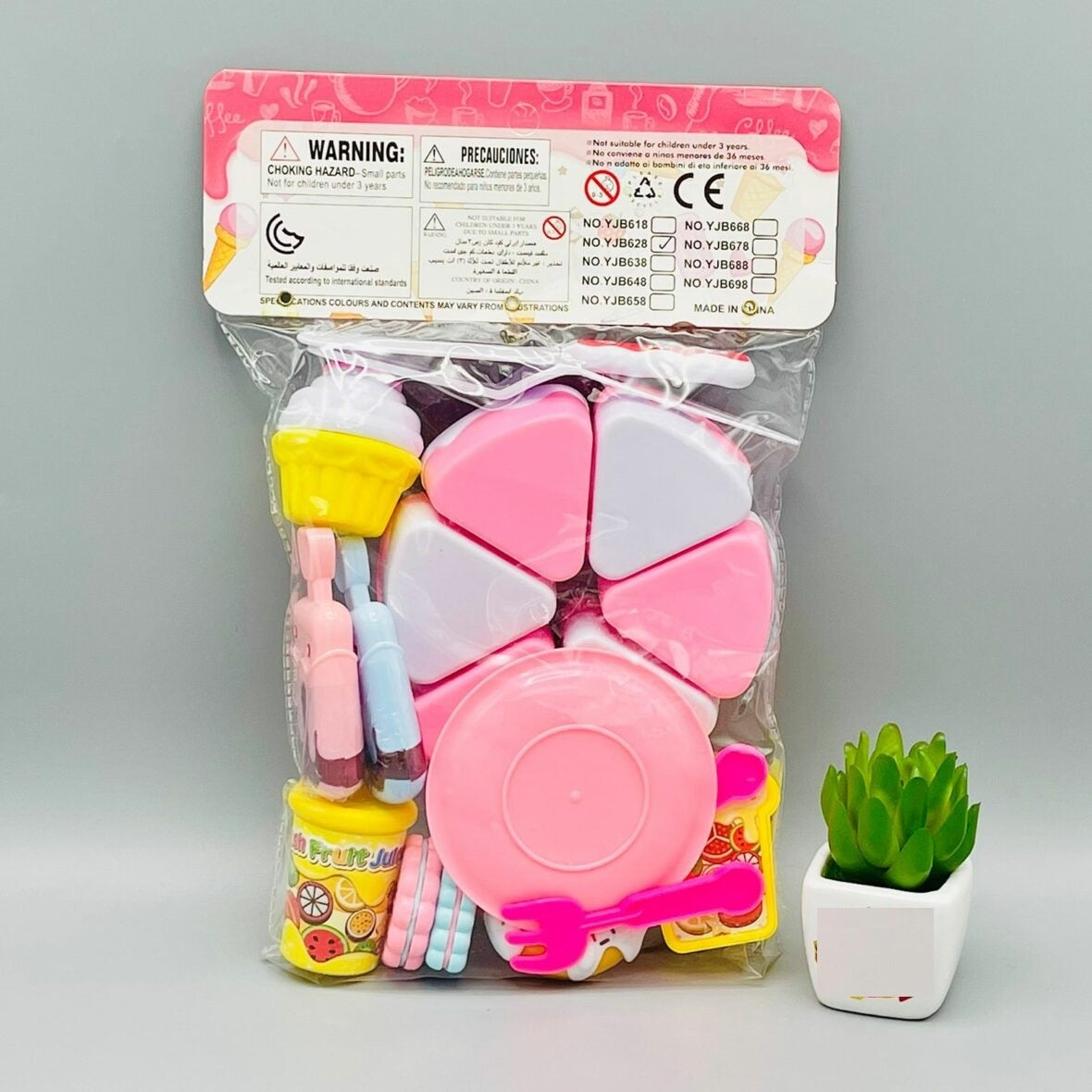 Kids Kitchen Toys DIY Cutting Birthday Cake