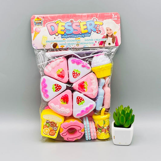 Kids Kitchen Toys DIY Cutting Birthday Cake
