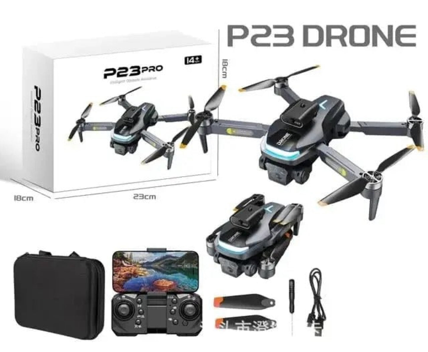 Intelligent P23 Pro Drone | P23 Drone Camera 4K